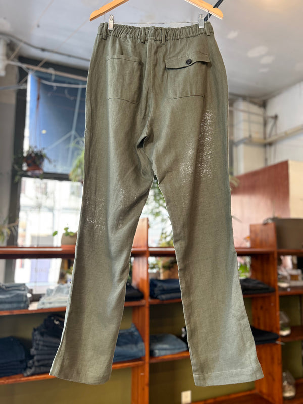Drawstring Trousers - Green