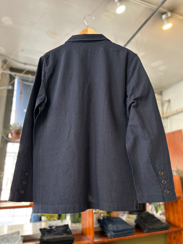 Capitol Jacket - Navy Cotton/Linen