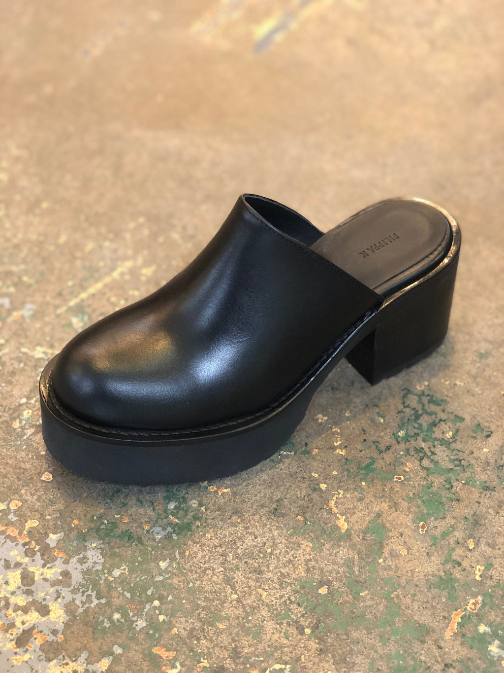 Platform rubber store clogs