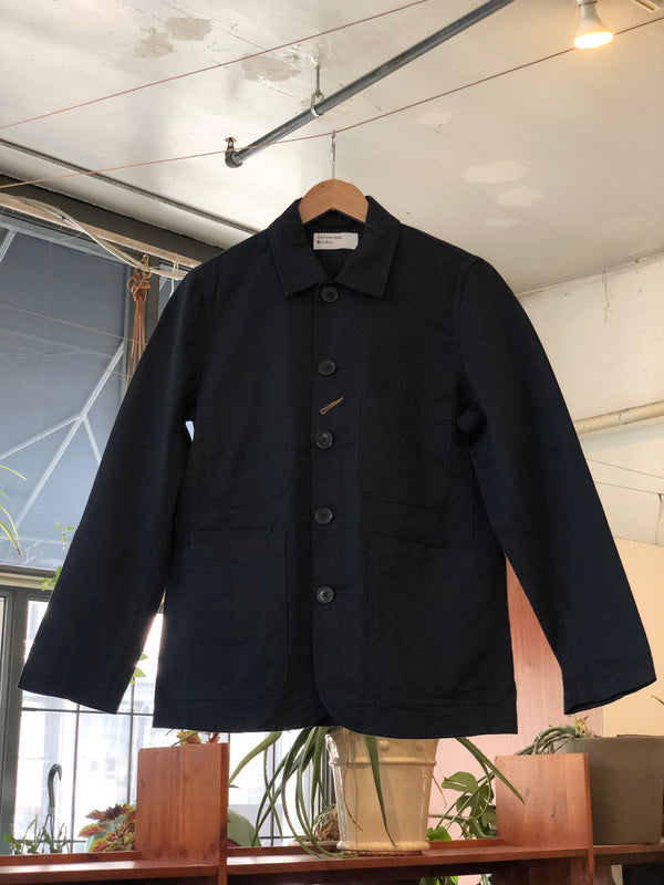 Bakers Jacket - Navy Cotton