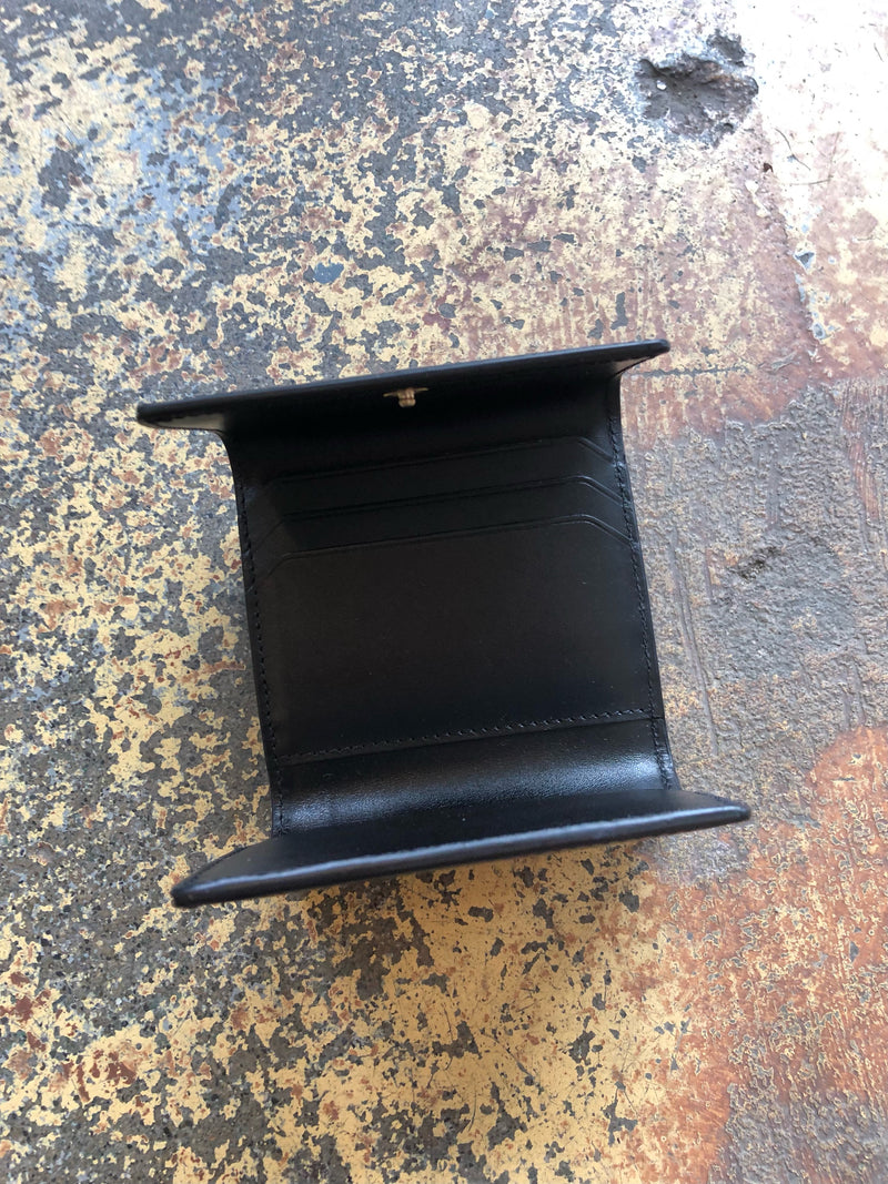 Large Lois Compact Wallet - Black