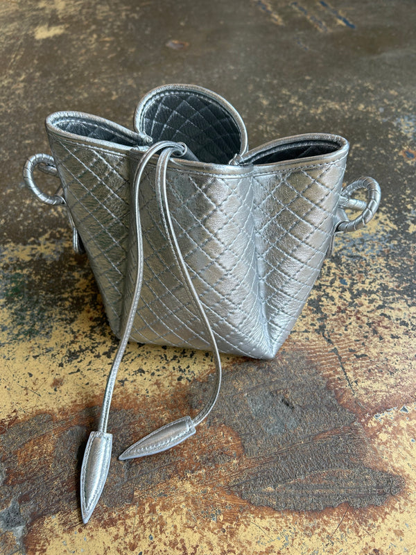 Tulip Mini Bag - Silver