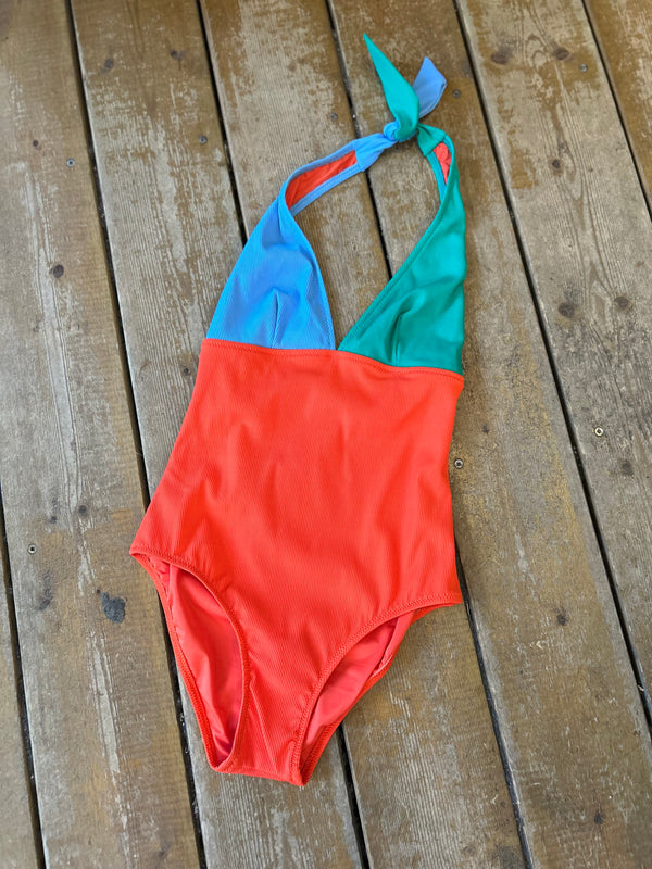 Colour Block Swimsuit