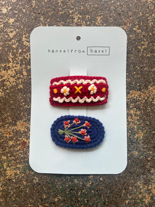 Polly Crochet Hair Clips