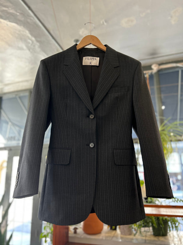 Hourglass Pinstripe Blazer