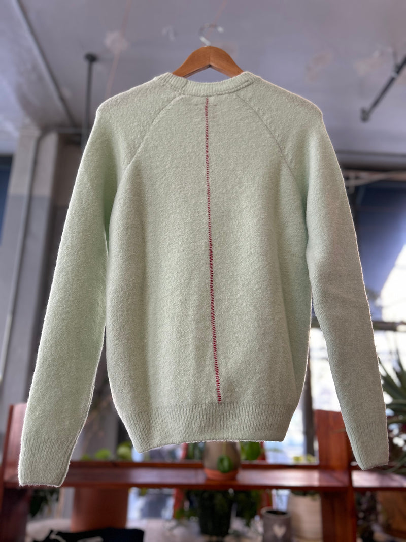 Baby Brett Sweater - Mint Water