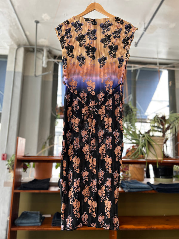 Julian Dress - Dip Dye Shadow Floral