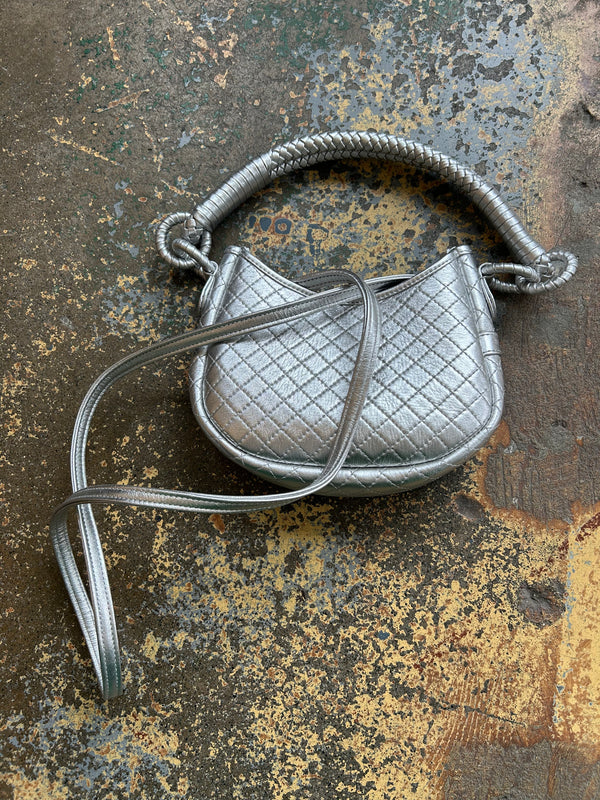 Saddle Mini Bag - Silver