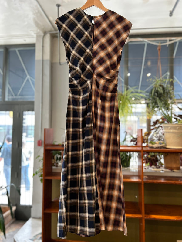 Rochelle Dress - Mixed Plaid
