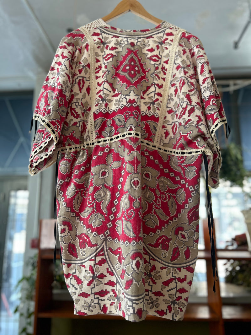 Caftan Gathered Dress