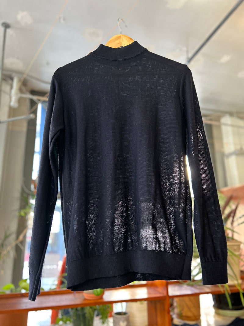 Nash Merino Sweater - Navy