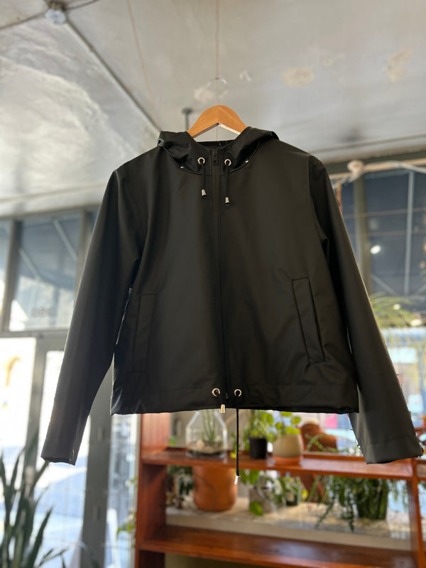 Bomber Rain Jacket - Black