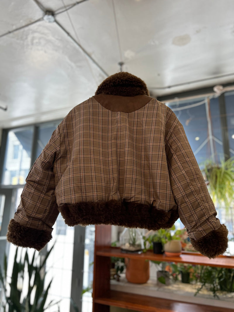 Wicke Reversible Bomber - Chocolate