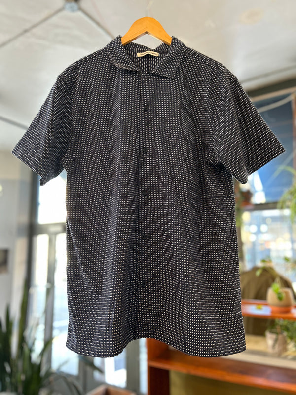 Cotton Malick Shirt - Blue/White