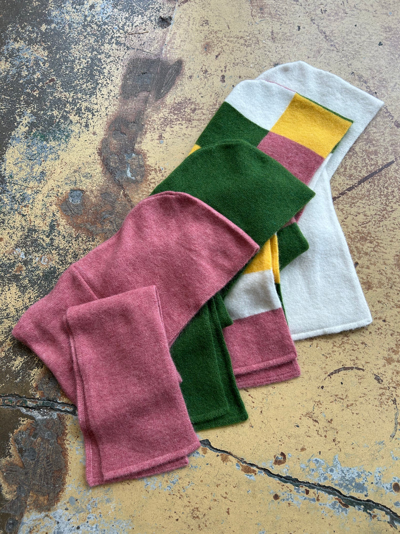 Alpaca Hood Scarf -  Assorted Colours