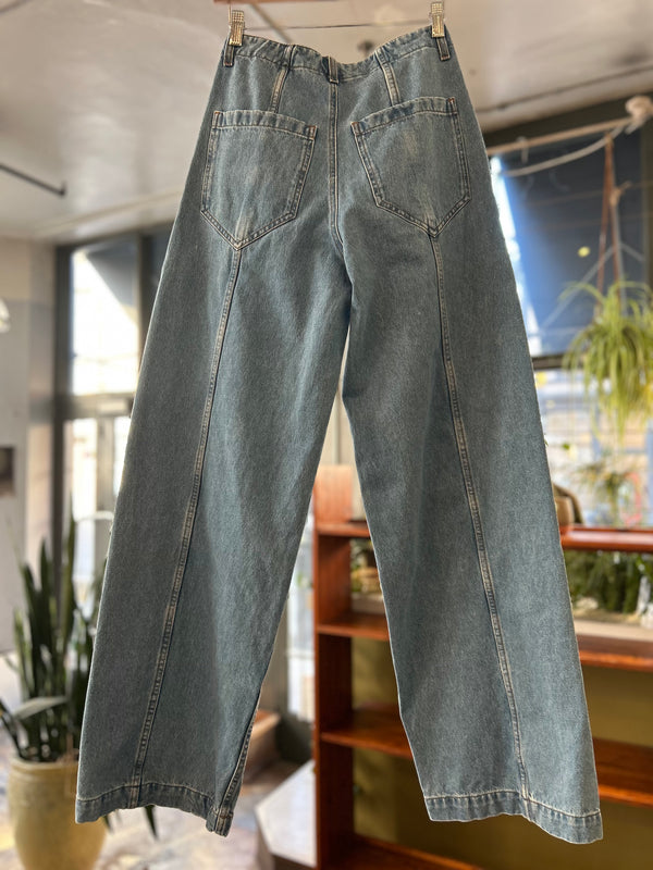 Displaced Seam Jean