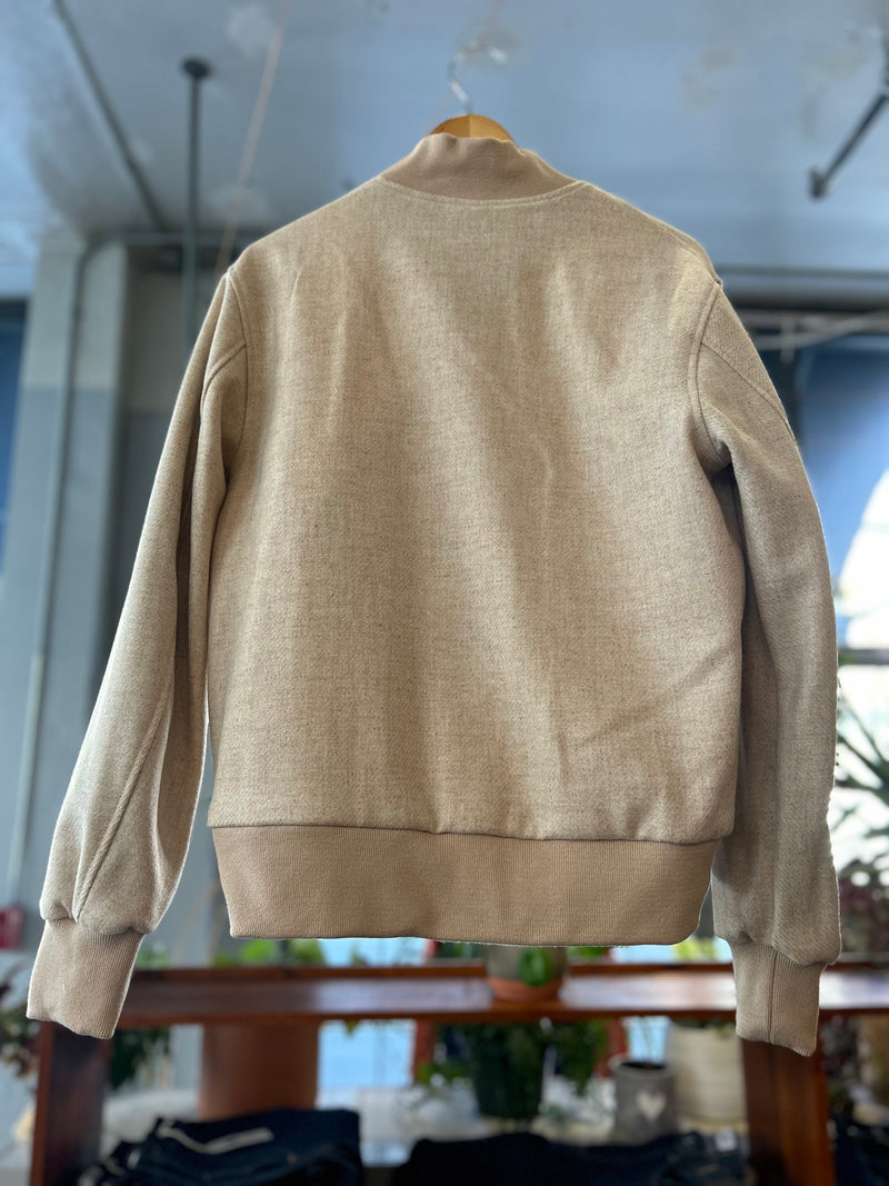 Wool Reversible Jacket - Cream