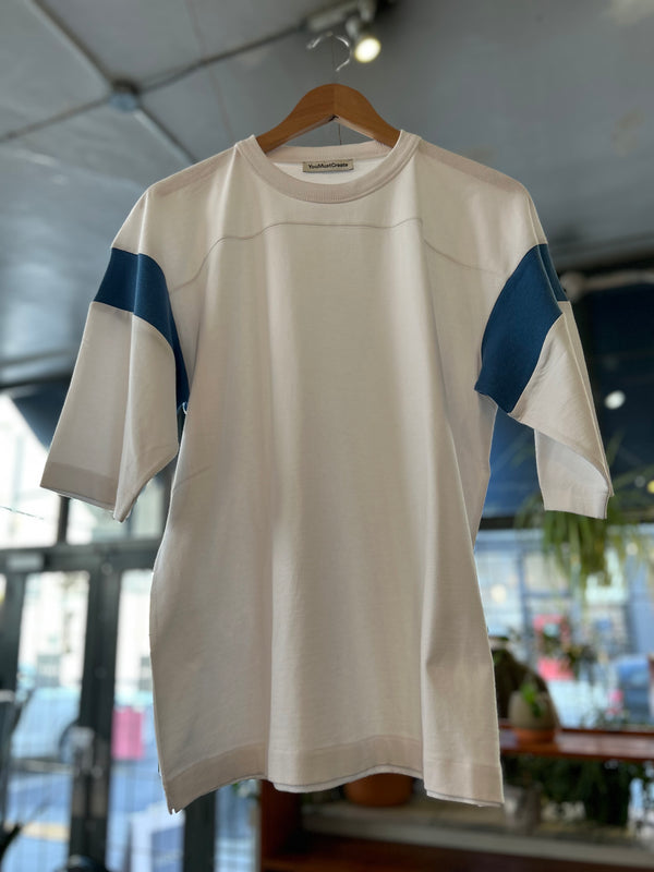 Men’s Skate Tee - White/Blue