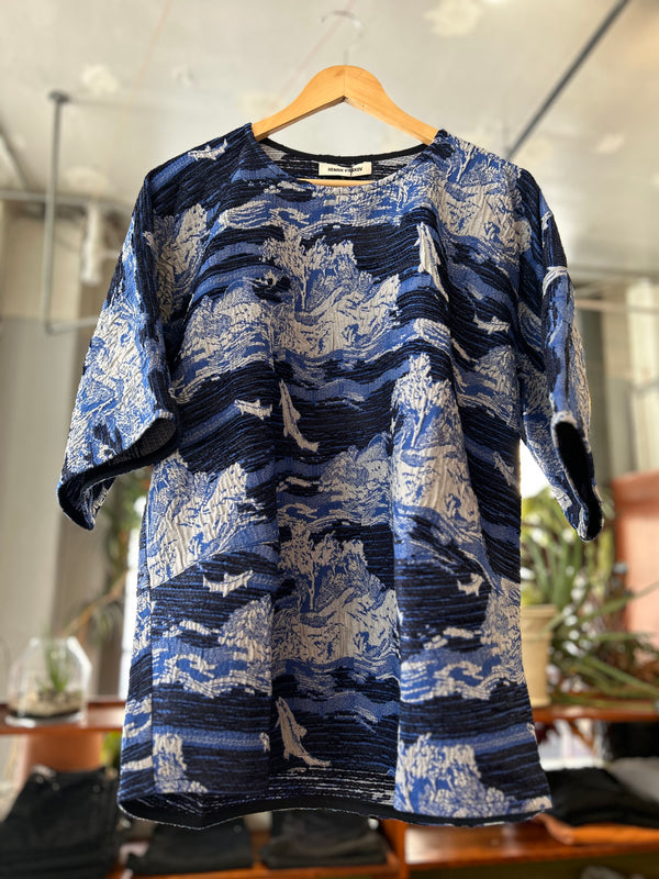 Dart Tee - Blue Fishes
