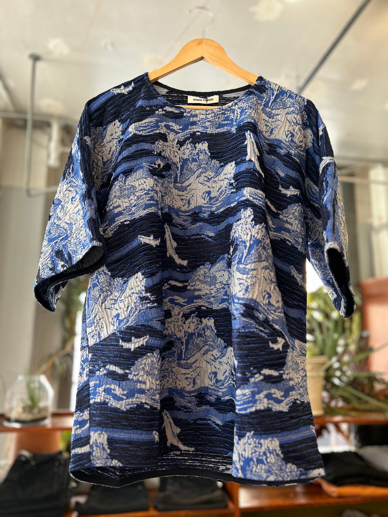 Dart Tee - Blue Fishes