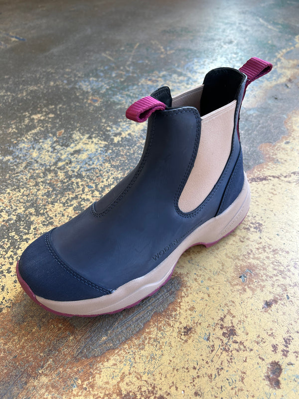 Siri Waterproof Boot - Navy/Taupe