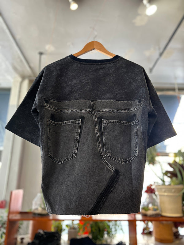 Yin Yang T-Shirt - Washed Grey