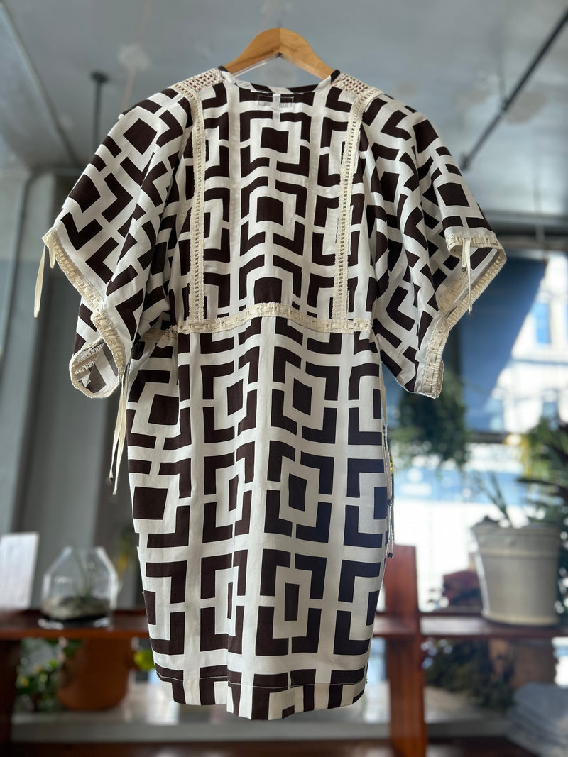 Caftan Gathered Dress
