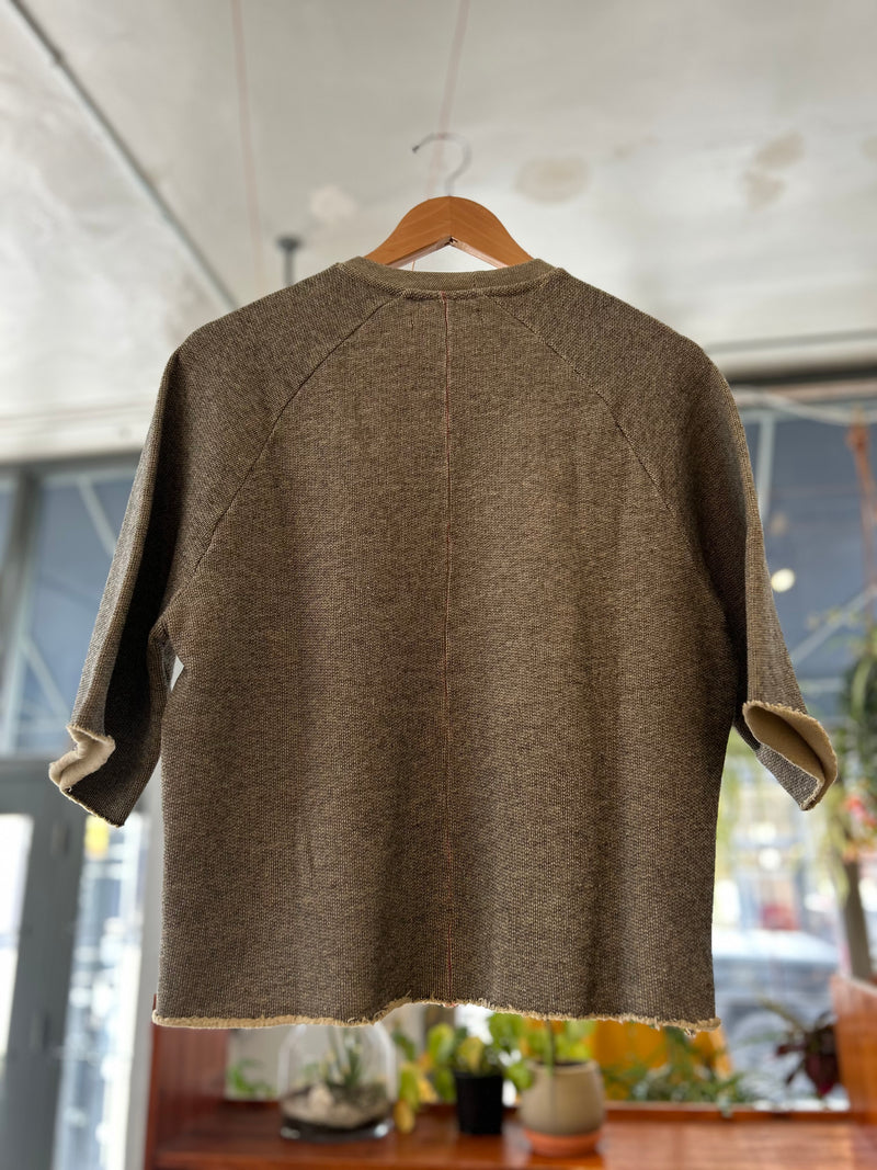 Terra Short Sleeve Sweatshirt - Multi Kaki