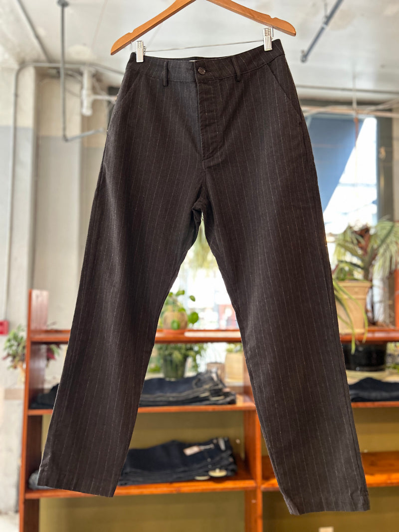 Military Chino - Brown Pinstripe