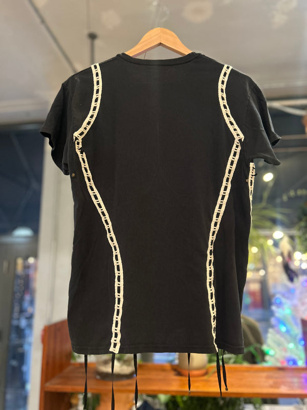 Corset T-Shirt - Black