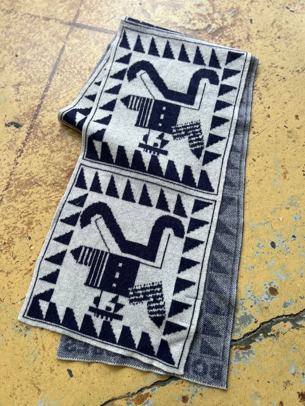 Mr Pencil Knitted Scarf