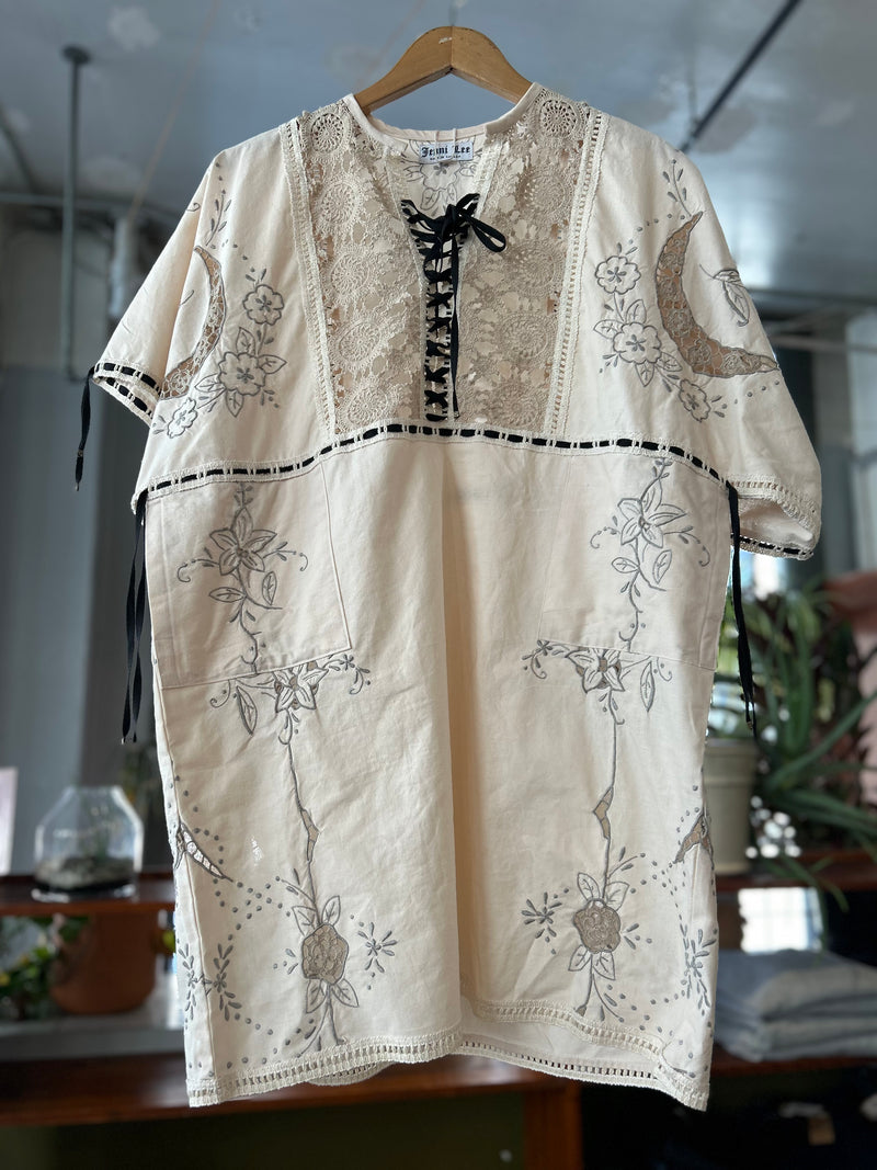 Caftan Gathered Dress