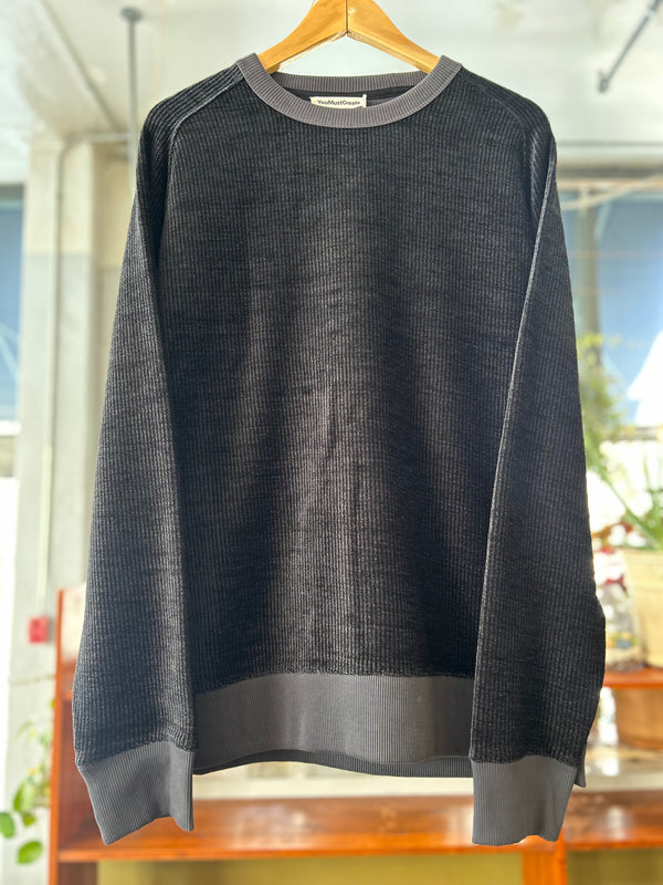 Men’s Almost Grown Sweatshirt - Black Velour