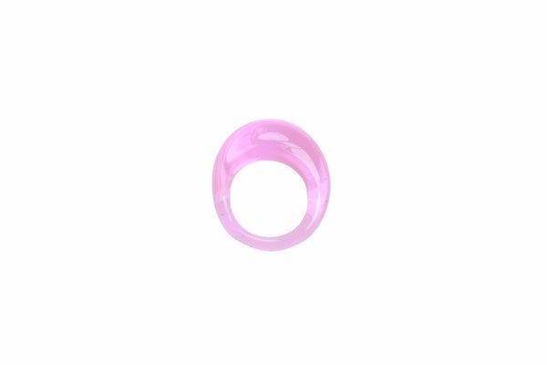 Glass Ring - Rose Quartz