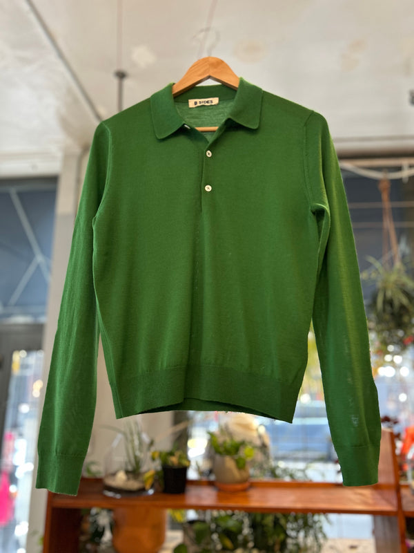 Knit Polo - Green