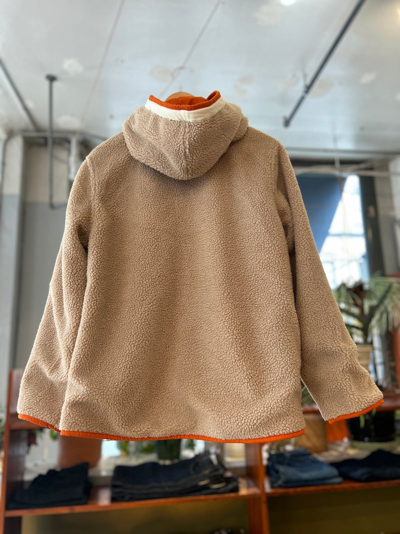 Reversible Simple Jacket - Orange/Sand