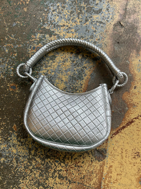 Saddle Mini Bag - Silver