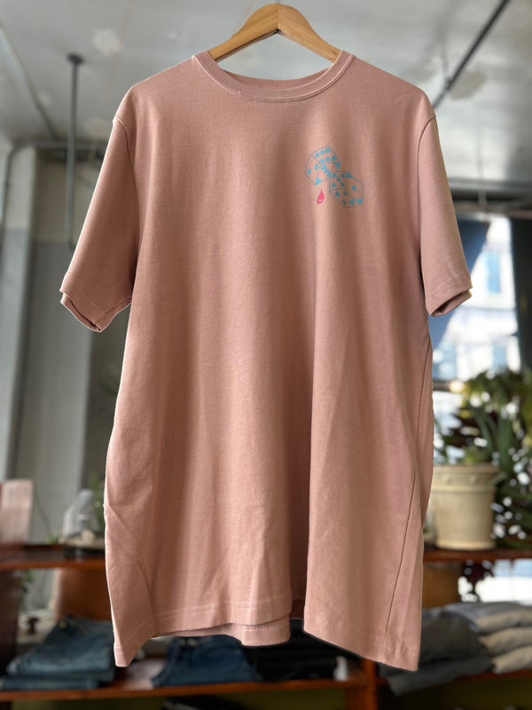 Dagger & Dice Tee - Peach