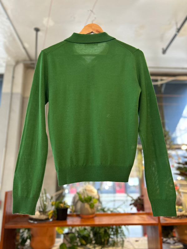 Knit Polo - Green