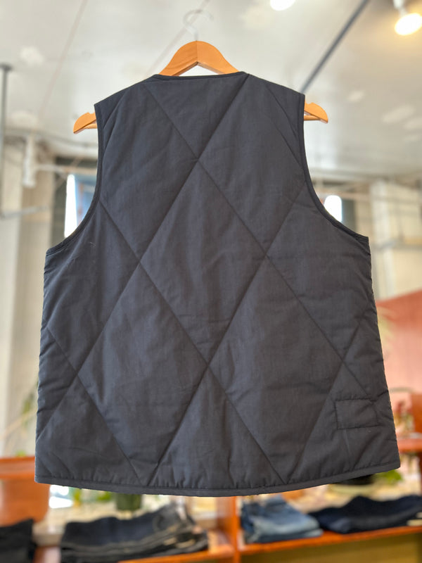 Reversible Military Gilet - Navy/Orange