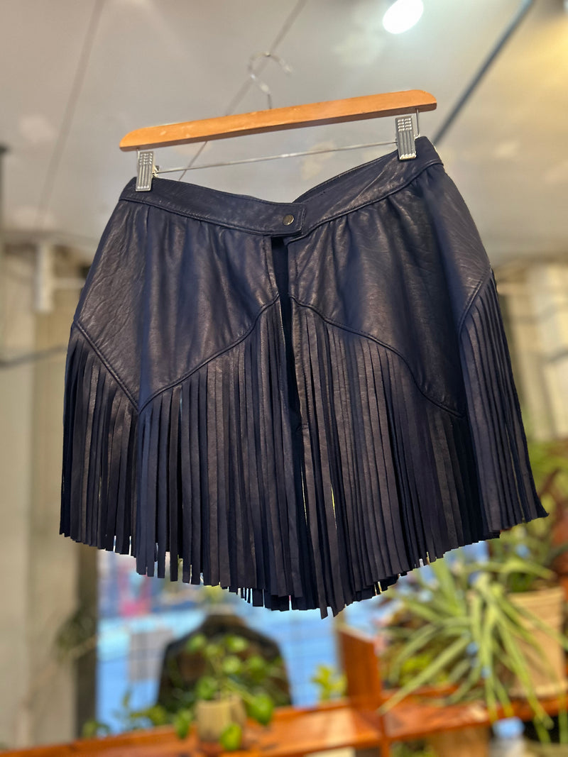 Reworked Vintage Fringe Skirt