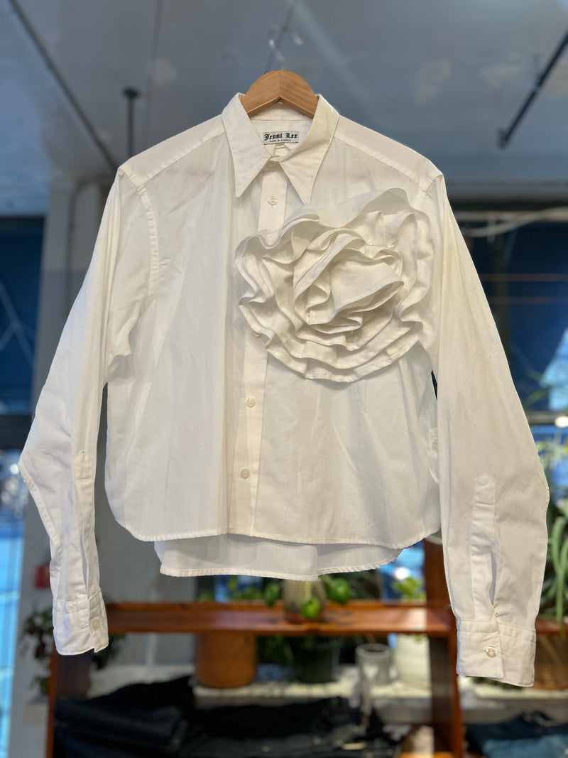 Reworked Vintage Rosette Shirt