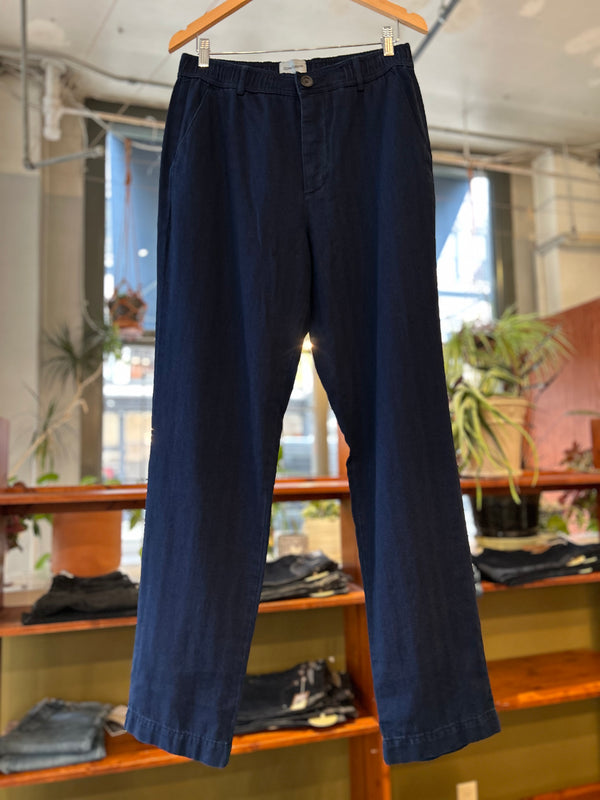 Drawstring Trouser Indigo Blue