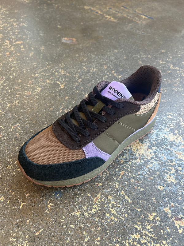 Ronja Sneaker - Dark Olive/Orchid