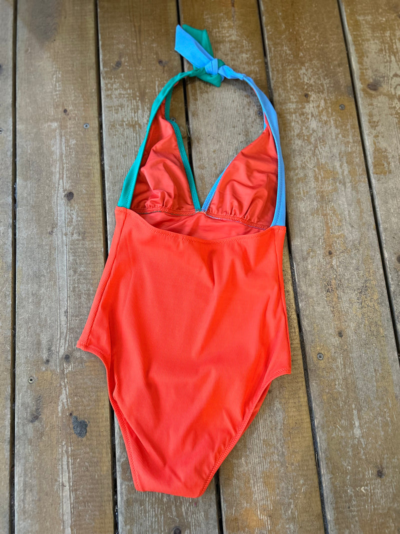 Colour Block Swimsuit