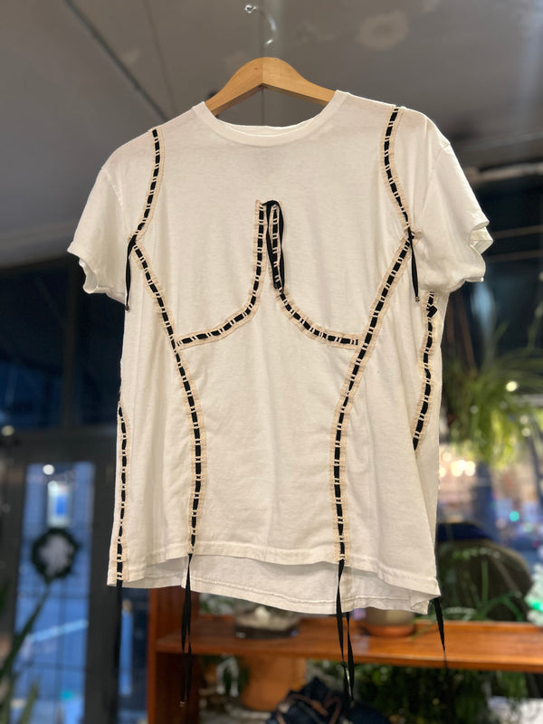 Corset T-Shirt - White