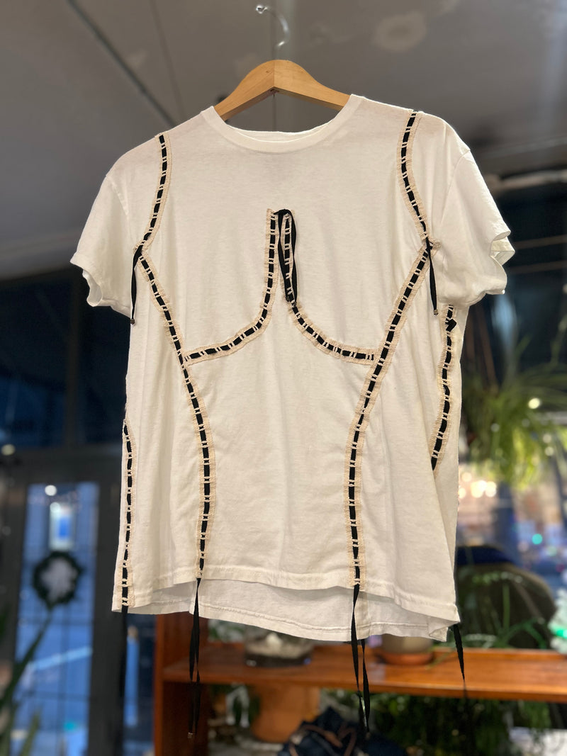 Corset T-Shirt - White