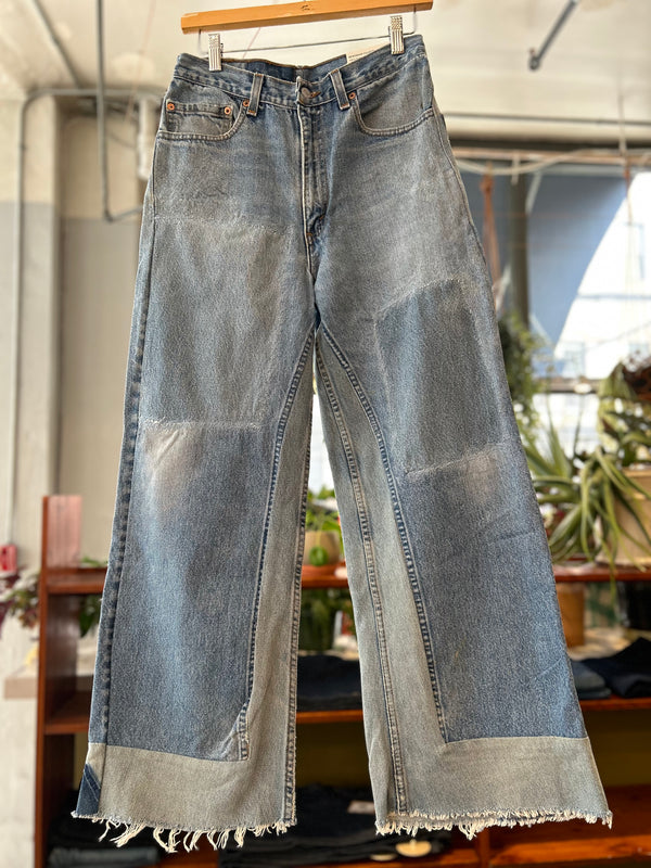 Reworked Culotte in Vintage Denim