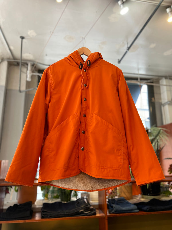 Reversible Simple Jacket - Orange/Sand