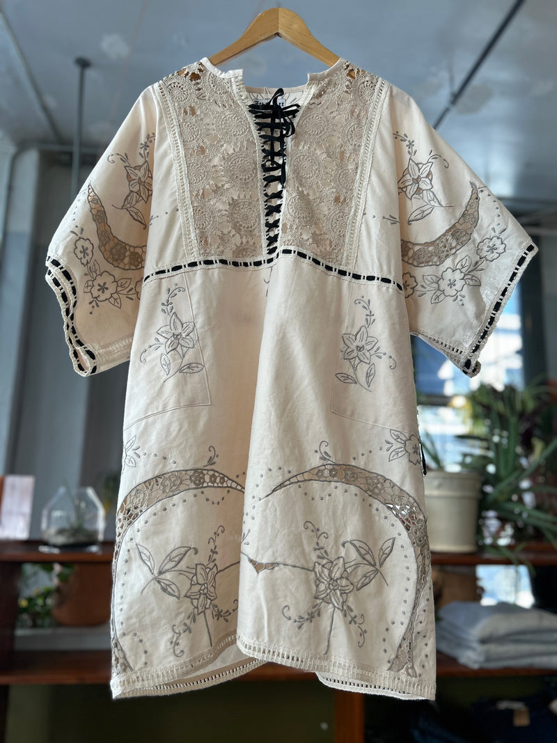 Caftan Gathered Dress